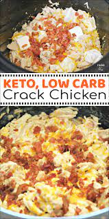 I needed something quick to throw in the crockpot and come upon this recipe. Keto Crack Chicken In The Crock Pot Mess For Less