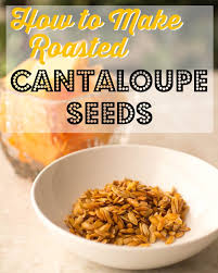 how to make roasted cantaloupe seeds