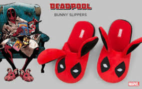 Nwt Loot Crate Exclusive Deadpool Bunny Slippers Small S Ebay