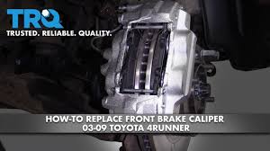 how to replace front brake caliper 03