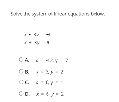 Linear Equations Below X 3y