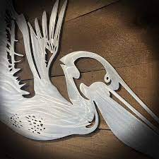 Pelican Metal Wall Art Profusion Usa