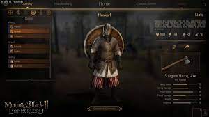 how to equip gear in mount and blade 2