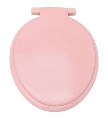 Celmac Chiffon Pink Toilet Seat