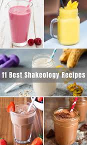 11 delicious shakeology recipes