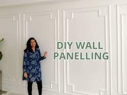 Diy Picture Frame Wainscoting Accent