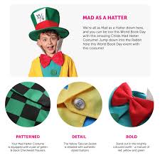 childs mad hatter costume book