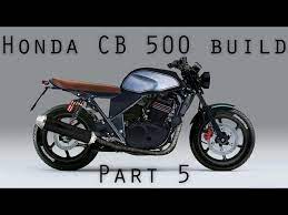 honda cb 500 brat style cafe racer