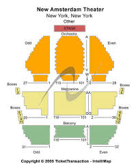 New Amsterdam Theatre Tickets In New York Seating Charts