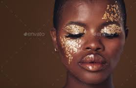 makeup for beauty aesthetics isolated