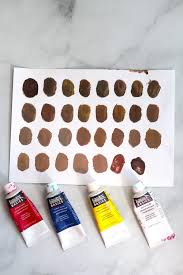Skin Color Paint In Acrylic