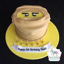 Ninja Face Birthday Cake – Tanner & Gates