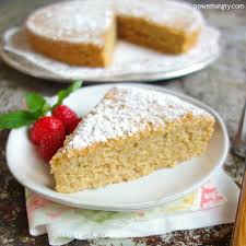 vegan vanilla almond flour cake oil