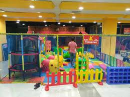 multicolor kids indoor play area