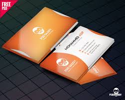 business card design psd free