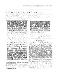 Pdf Neurofibromatosis Type 1 Growth Charts Maurizio