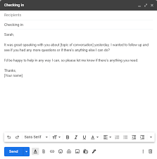 follow up email templates copy paste