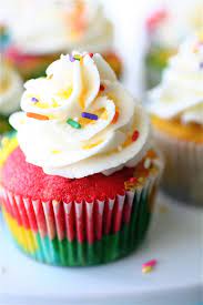 Over The Rainbow Cupcakes The Curvy Carrot gambar png
