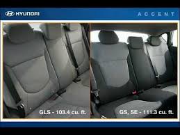 Hyundai Accent Rear Seat Hyundai Of