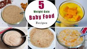 5 easy weight gain baby food recipes