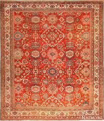 tribal rustic red sultanabad rug 49337