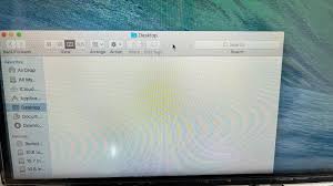 white spot on screen after repair
