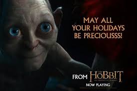 Smeagol wants to wish you a Happy Holidays. | The hobbit, Hobbit an  unexpected journey, An unexpected journey