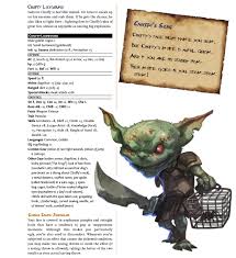 Put t he l ongshank s to t he bl a de! We Be Goblins Character Sheets Album On Imgur