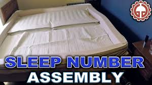 sleep number p5 bed unbox assembly