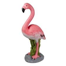 yard flamingo resin garden statues
