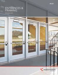 entrances framing kawneer com pdf