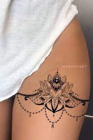 Pierna!! | Hip tattoos women, Hip tattoo, Thigh tattoos women