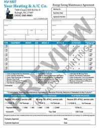 51 Best Hvac Forms Images Flat Rate Invoice Template Sample Resume