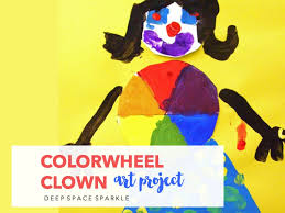 Colorwheel Clown Art Project Deep