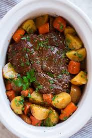 My challenge was trying to make it something those with food restrictions could enjoy as a favorite recipe. Slow Cooker Pot Roast Cooking Classy