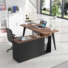 L Shaped Executive Desk Desk Storage