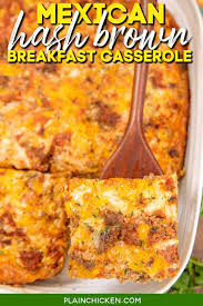 mexican hash brown breakfast cerole