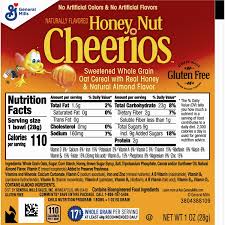 general mills honey nut cheerios