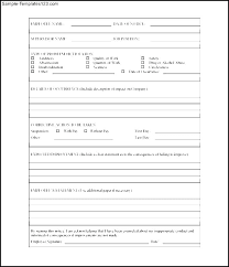 Disciplinary Write Up Form Template Employee Action Free
