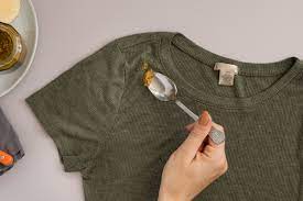 remove mustard stains from clothes