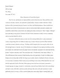 Personal Project Essay Template 