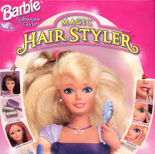 barbie magic hair styler old games