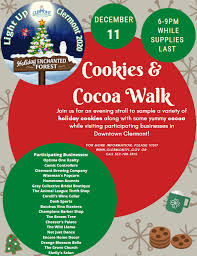 cookies and cocoa walk