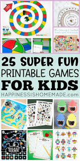 25 fun printable games for kids