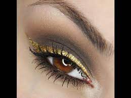 gold eyeliner tutorial