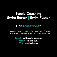 weekly swim workout 11 steele coaching