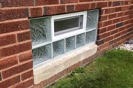 Basement Bathroom Glass Block Windows