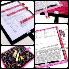 Knitting Pattern Holder Mi Pattern Wallet Supplies Chart