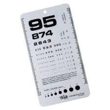 eye chart 94539 measuring devices