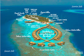Lily Beach Maldives Resort Maps
